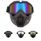 МужскаяЖенскаяМужская съемная ветрозащитная Пылезащитная маска для лица, респиратор, мотоциклетный шлем, защитные очки, защитная маска для езды на велосипеде, на рабочем месте