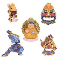 gachapon capsule toy qualia gashapon lions model cats buddha rulai figure medicine buddha zodiac god ornaments collection