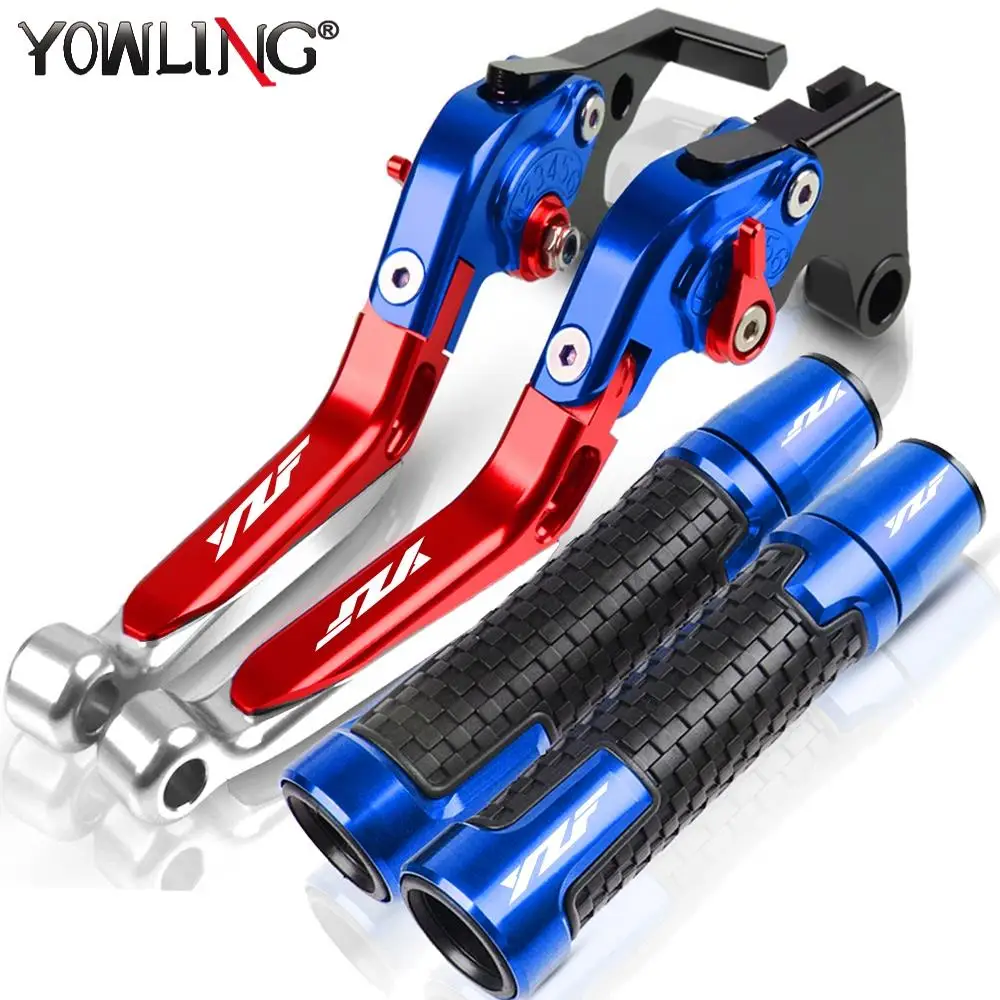 

For YAMAHA YZFR15 YZF R15 2008-2012 2013 2014 2015 2016 Motorcycle Accessories CNC Brake Clutch Lever Handlebar Handle Grip Ends
