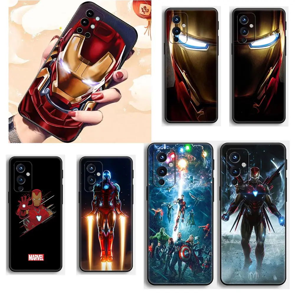 

Marvel Iron Man The Avengers Funda Case for OnePlus 7 7T 8 8T 9 9R 10 Nord N100 CE 2 Pro Oppo A54 A95 A93 A31 A52 A31 4G 5G Case