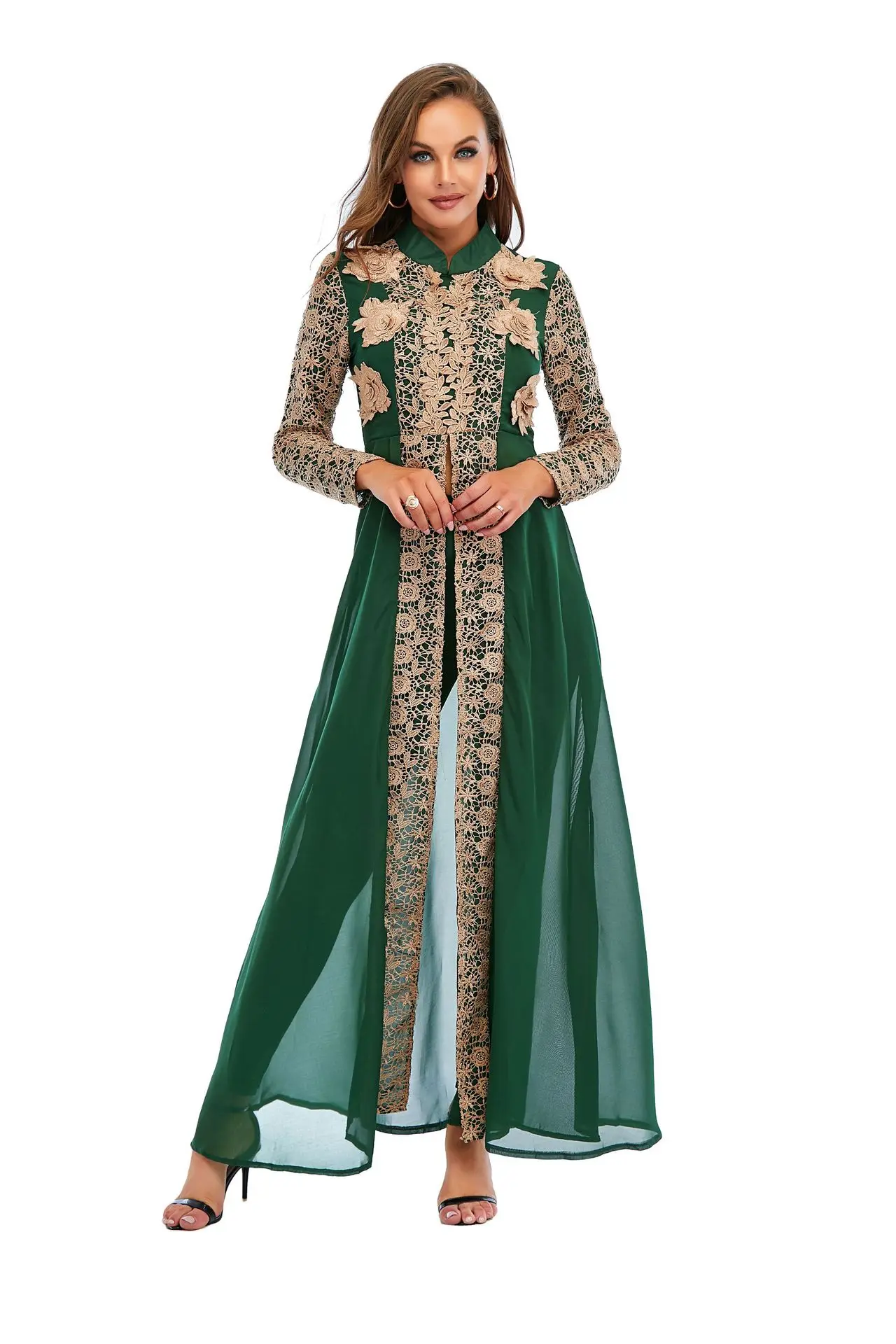 Abaya Dubai Muslim Sets Dress Kaftan Turkish Islamic Clothing Abayas African Dresses for Women Robe Ensemble Femme Musulmane