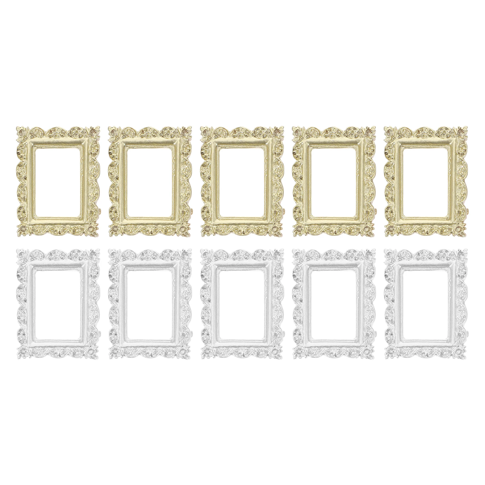 

Мини-фоторамки из смолы, набор из 10 штук