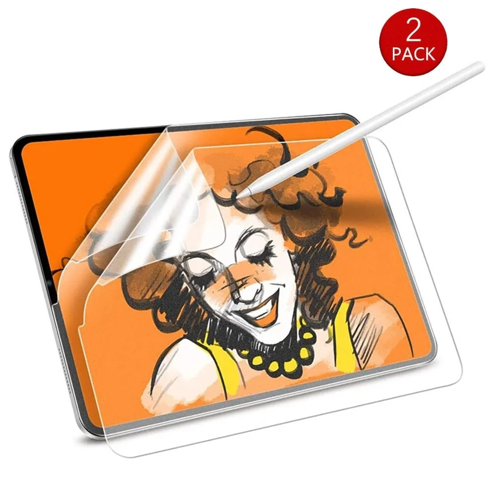 

2PCS Paper Like Screen Protector Film Matte PET Painting Write For Apple iPad 9.7 Air 2 3 4 10.5 2020 Pro 11 10.2 7th Gen Mini