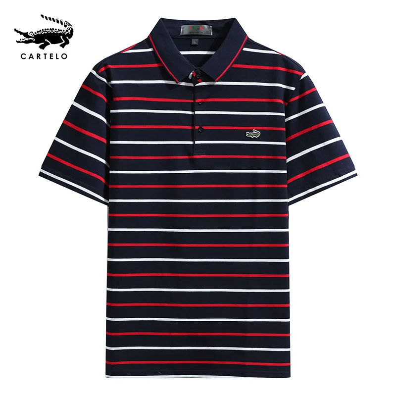 

Cardilla men's t-shirt men's Polo Shirt stripe retro simple fashion stripe gift for boyfriend 2022 top