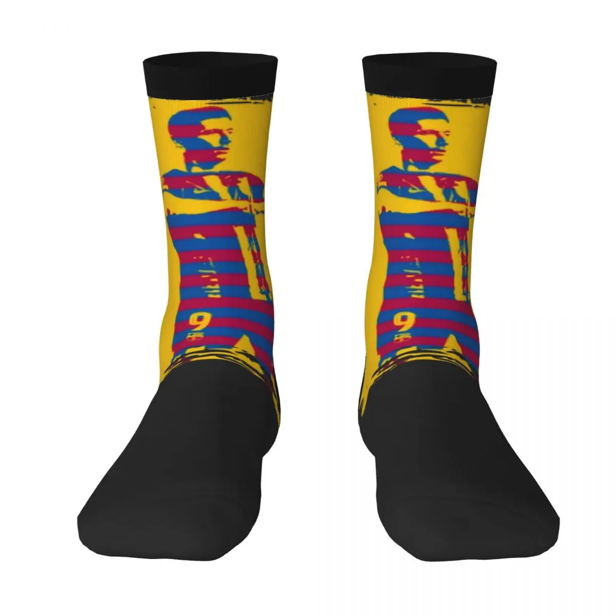 

Poland Robertss And Lewandowss 8 Football Team Stocking Unique BEST TO BUY Contrast color Field pack Humor Graphic Elastic Socks