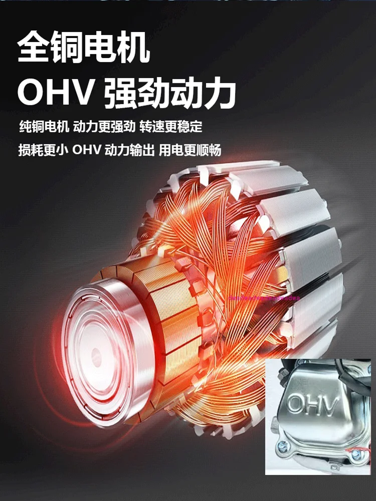 Бензиновый генератор 3KW5 кВт однофазный 220 В бытовой Небольшой Бесшумный