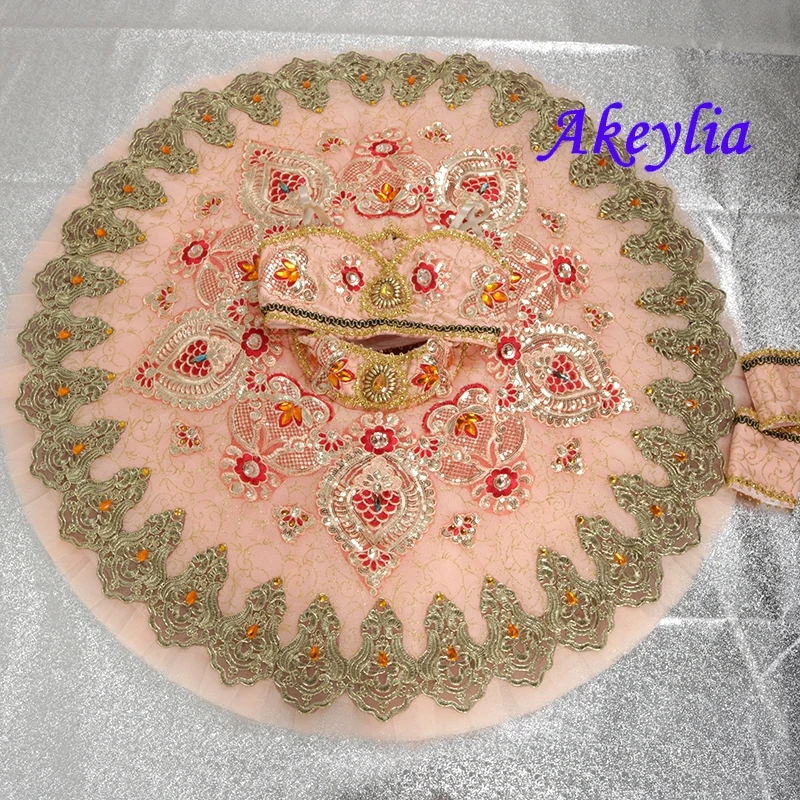 Фиолетовый Gamzatti профессиональная балетная пачка пеформенный зеленый