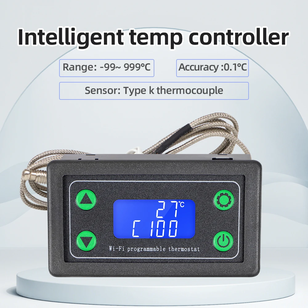 Терморегулятор ZFX-TW01 программируемый цифровой с Wi-Fi 12-36 в