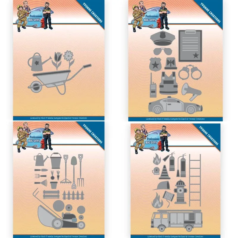 

Металлические пресс-формы для Больших парней, Пожарная служба, скрапбукинг, бумажные изделия ручной работы, перфоратор для карточек, декоративный резак для творчества