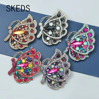 skeds fashion women vintage baroque butterfly brooches pins elegant lady clothing brooch pin insect exquisite badges corsage