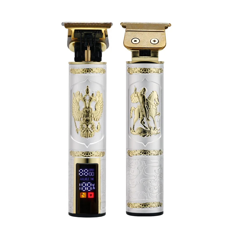 Домашняя электрическая машинка для стрижки волос T9 с ЖК-дисплеем перезаряжаемая