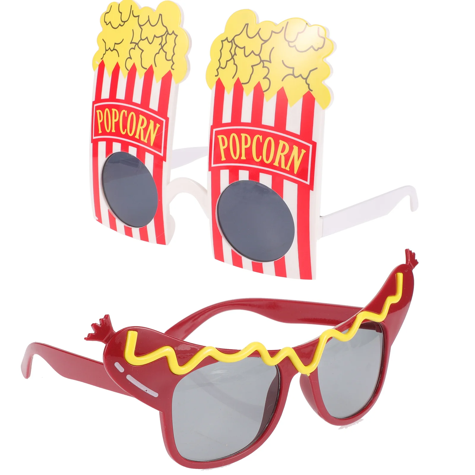 

2 Pairs Luau Party Glasses Summer Sunglasses Carnival Masquerade Glasses Hawaiian Eyeglasses Decorations Luau Party Decorations