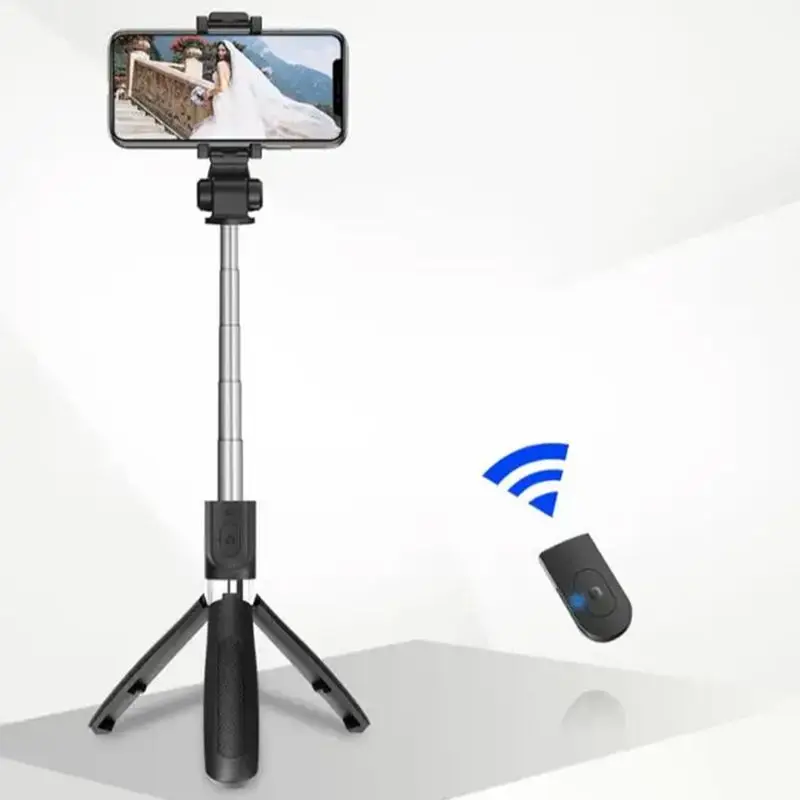

L01 Wireless Bluetooth Selfie Stick Foldable Portable Tripod Compatible with Android/iOS Phone