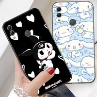 cartoon hello kitty phone case for huawei honor 30s 30 lite pro 20 v20 20i 20 lite 10 v10 10i 10 lite coque liquid silicon