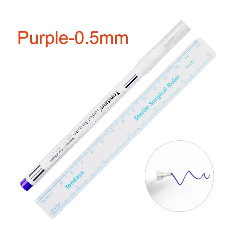 

10pcs * 0.5MM Makeup Eyebrow Liner Marker Pens Waterproof Skin Munsu Positioning Marker Pens