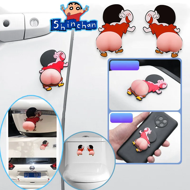 2 шт. Crayon Shin-chan Guard Anti Chafing протектор автомобильной двери стык бампер рельефный