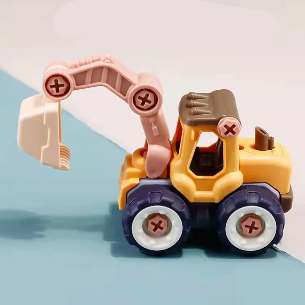 

DIY Disassembly Car Toy Screw Driver Puzzle ABS Engineering Truck Bricks Excavator Model Toy Montessori Toy Educational Tool