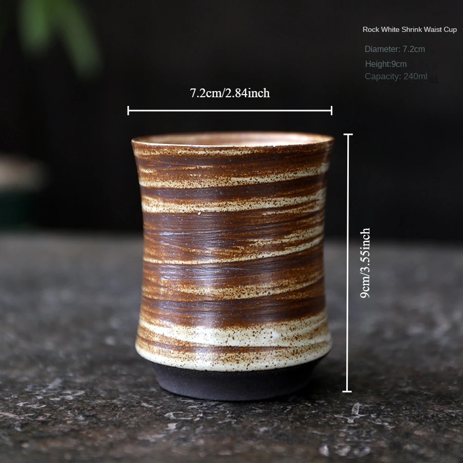 Керамическая Кофейная Чашка С Ручной Росписью В Стиле Ретро Креативная Вощеная