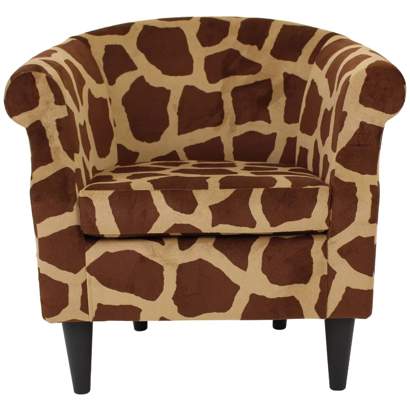 

Nikole Club Chair - Giraffe Print