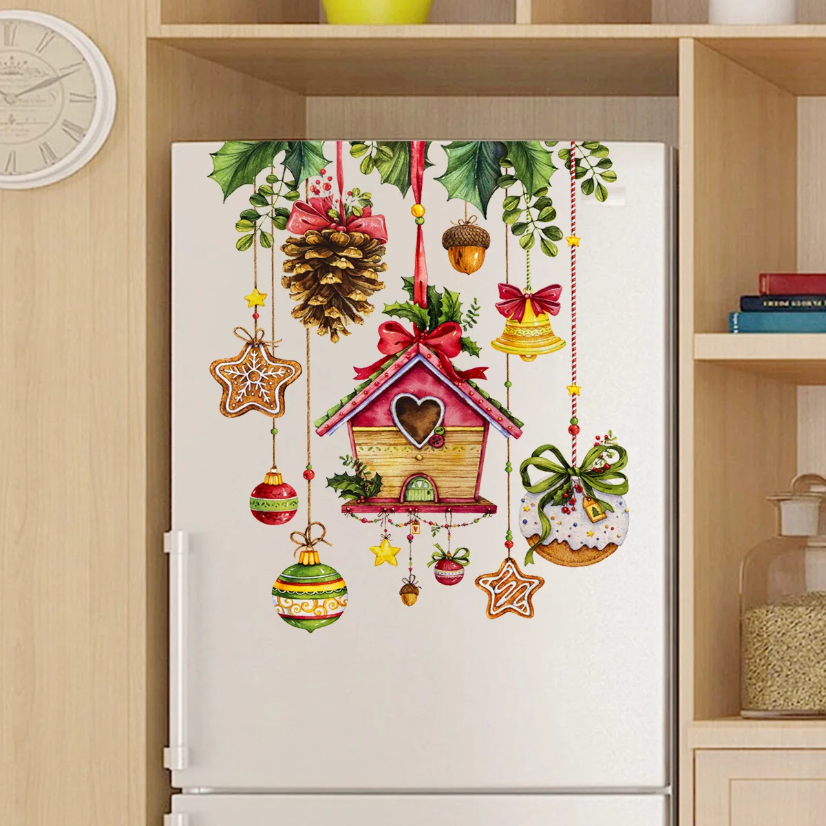 

creative new Christmas decorative wall stickers glass door stickers simple fashion removable wall stickers