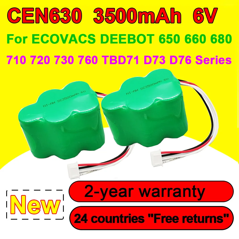 CEN630 CEN530 CEN680 очиститель Аккумулятор Для ECOVACS DEEBOT 650 660 680 710 720 730 D73 D76 TBD71 Серия 6 В 760