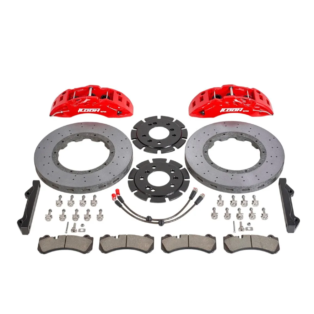 Высококачественный комплект передних тормозных суппортов IC7 Carbon Ceramic Disc 380X32 с 6-поршневыми суппортами, подходит для BMW X6 X6 M (E71) 2008-2015 гг. (art.: 3920da654c8e1) - 3920da654c8e1