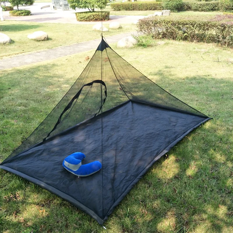 

Outdoor Camping Mosquitoes Net Triangle Portable Insect Tent Travel Hiking Repellent Tent Camping Mosquito Net 220×120×100cm
