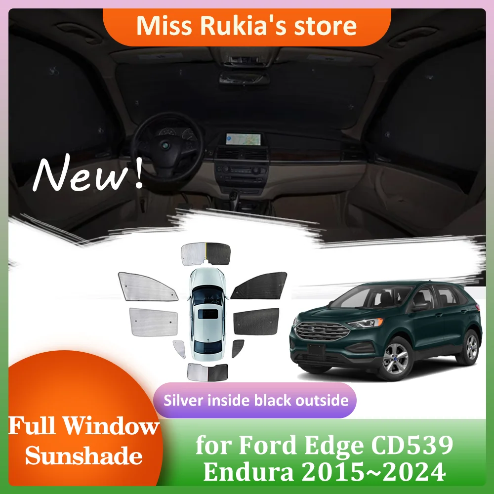 Фото Автомобильные солнцезащитные очки для Ford Edge CD539 Endura 2015 ~ 2024, 2016 2017 2018 2019 2020 202солнцезащитные очки на крышу, солнцезащитный козырек, боковая занавеска на лобовое стекло, солнцезащитные аксессуары №1