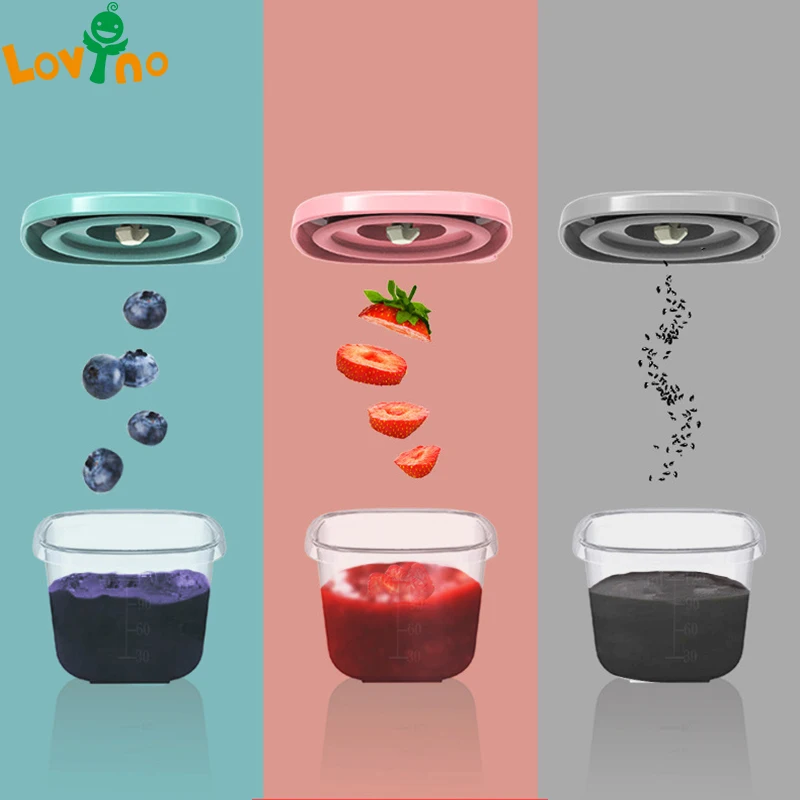 

New Baby Food Storage Box Can Be Date Markable Baby Food Supplement Fresh Box Baby Stuff Snack Cup Powder Milk Container Storage