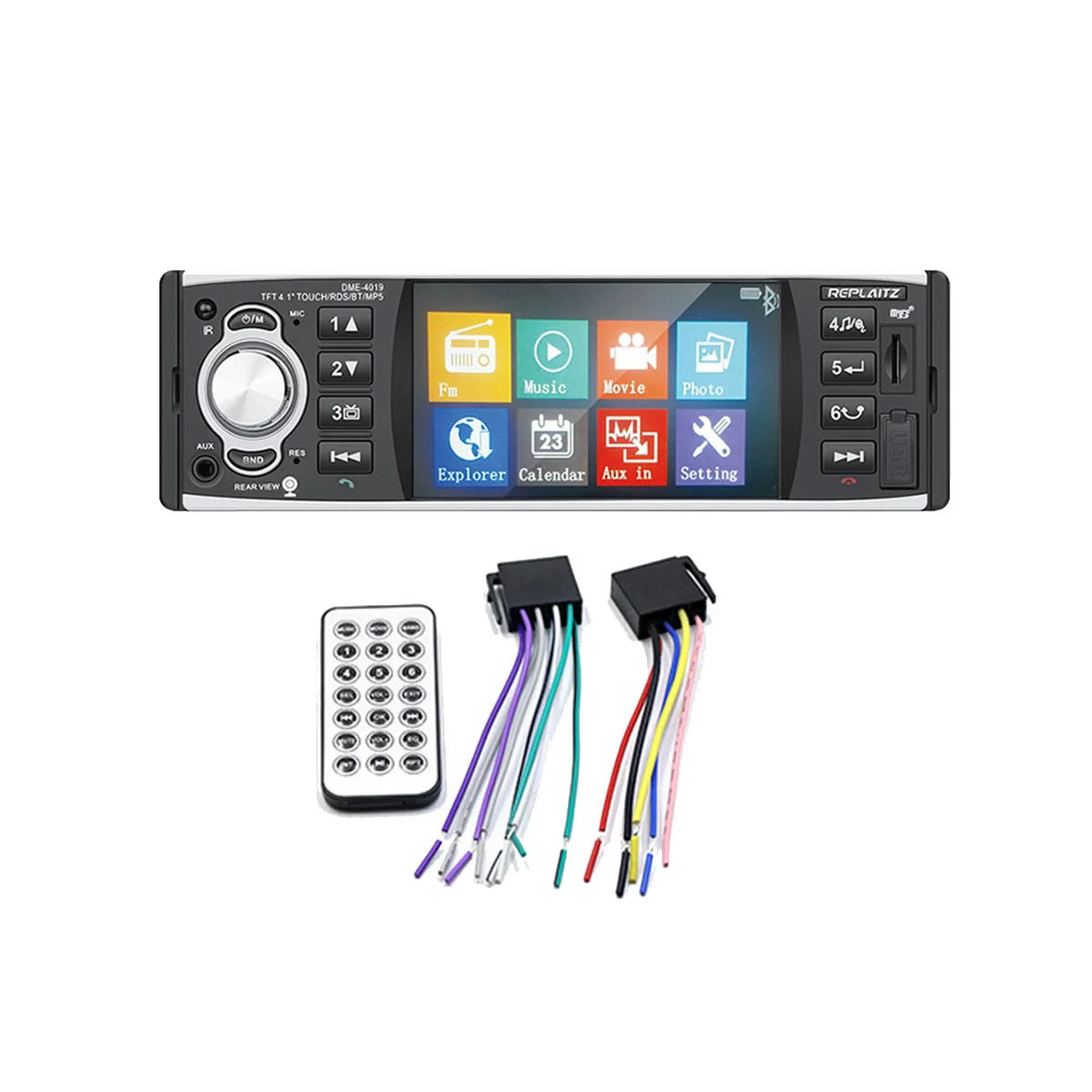 

4.1 Inch Touch Screen Car Bluetooth MP5 Player Car Radio Reversing Image Universal Car Accessories