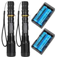 super bright led flashlight most powerful t6 torch waterproof tactical flash light zoomable hand lamp outdoor hiking latern