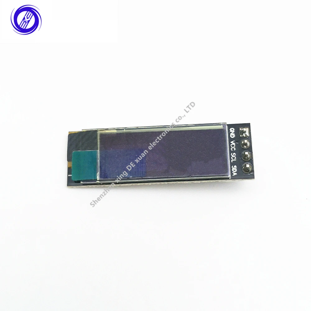 

0.91 Inch OLED Module 0.91" White Blue Yellow 128X32 OLED LCD LED SSD1306 Display Module IIC I2C Communicate for Ardunio