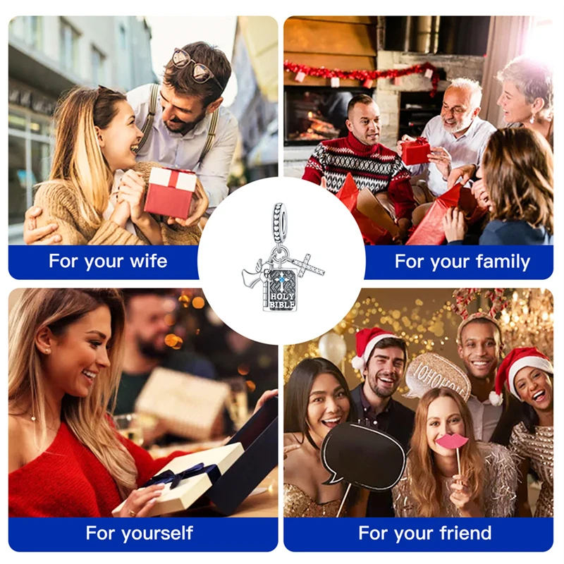 Женский кулон из серебра 925 пробы с распятием