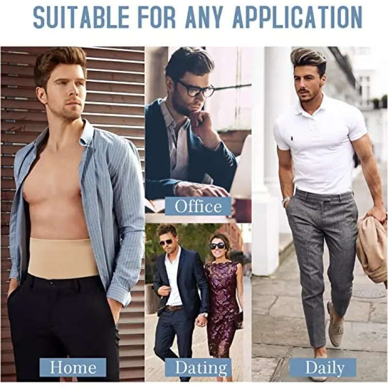 Men's Underwear Boxer Briefs Tummy Control Shorts High Waist Slimming Body Shaper Compression Shapewear Belly Girdle