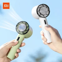 xiaomi portable hand fan semiconductor refrigeration cooling 2200mah usb rechargeable mini handheld fan air cooler for outdoor
