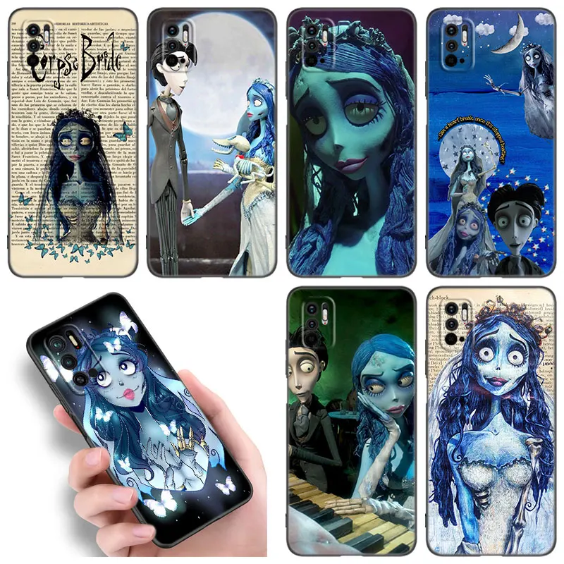 The Zombie Bride Phone Case For Xiaomi Redmi Note 11E 11T 5 6 7 8 9 10 11 Pro 11S 4G 10T 5G 9S 10S 8T Soft TPU Black Cover