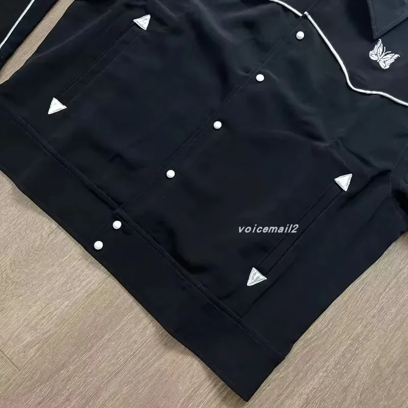 2025ss AWGE куртка в фиолетовую полоску для мужчин и женщин высокое качество