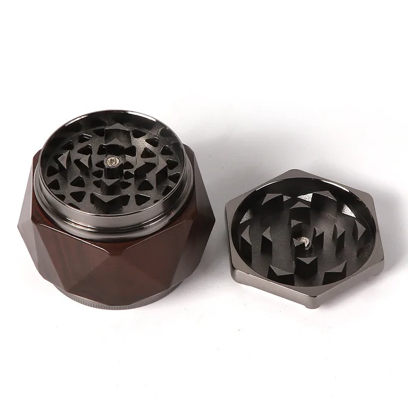 60 мм ручная рукоятка из цинкового сплава мельница для трав дробилка измельчитель