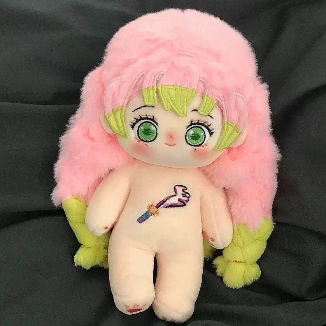 20 см аниме Demon Slayer хлопковая кукла Kawaii плюшевая для девочек мультфильм Канродзи