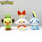 Официальная плюшевая игрушка 8 дюймов с покемоном, собль, зайчик, канавок, плюшевая мягкая плюшевая кукла, игрушка, рождественские подарки, меч, щит