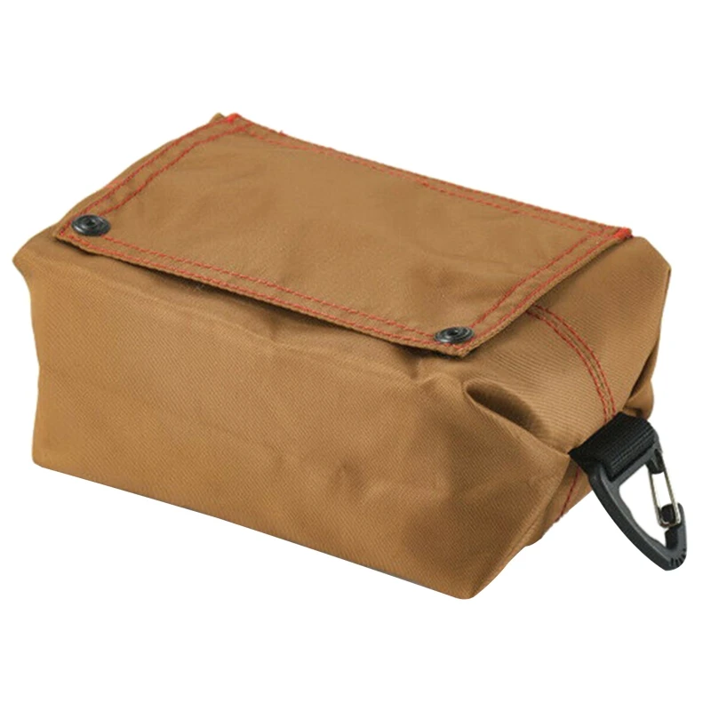 

Outdoor Camping Toilet Paper Holder Oxford Cloth Waterproof Tissue Box Portable Travel Paper Storage Bag Durable