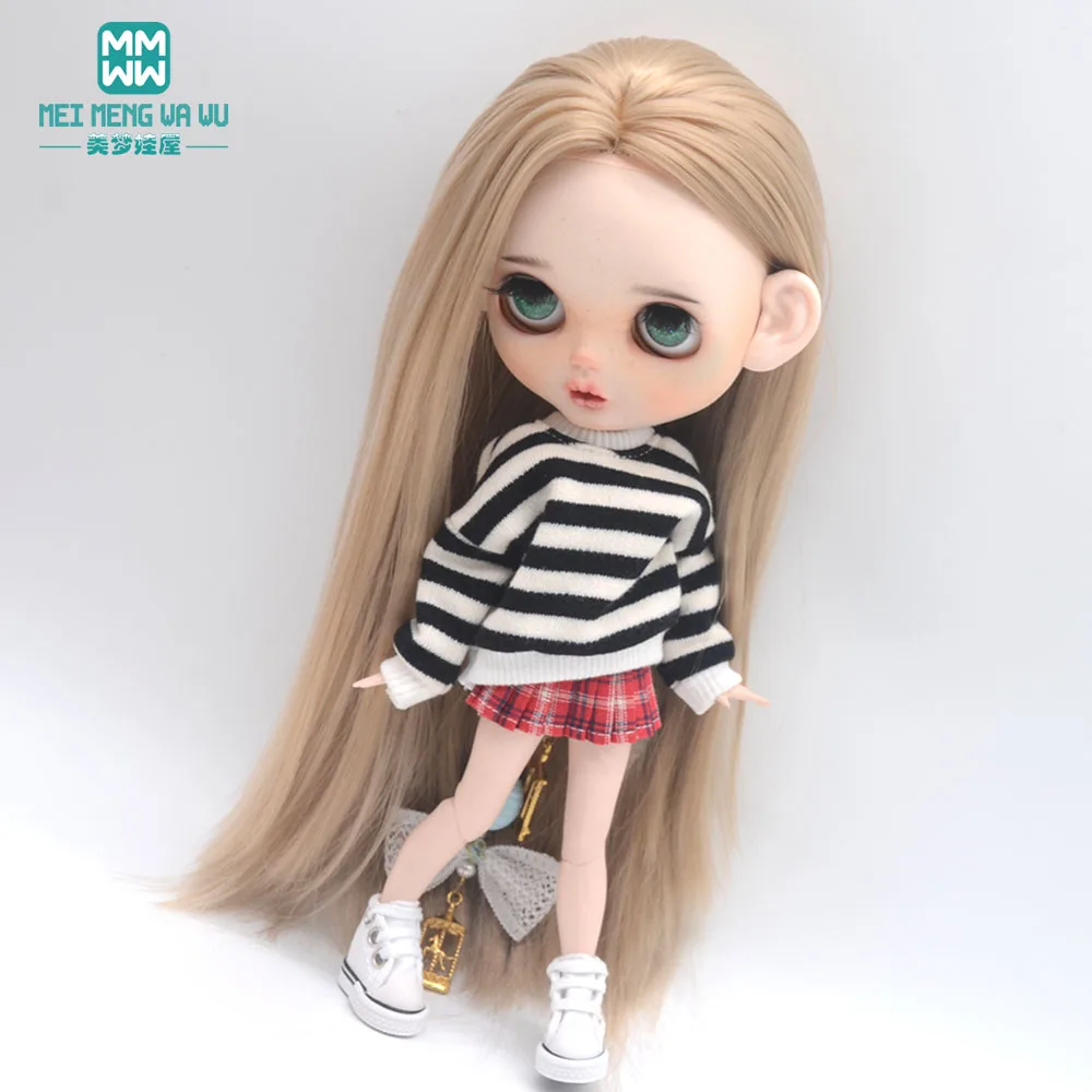 Одежда для кукол Blyth модные спортивные костюмы свитшоты джинсы цельный костюм blyth