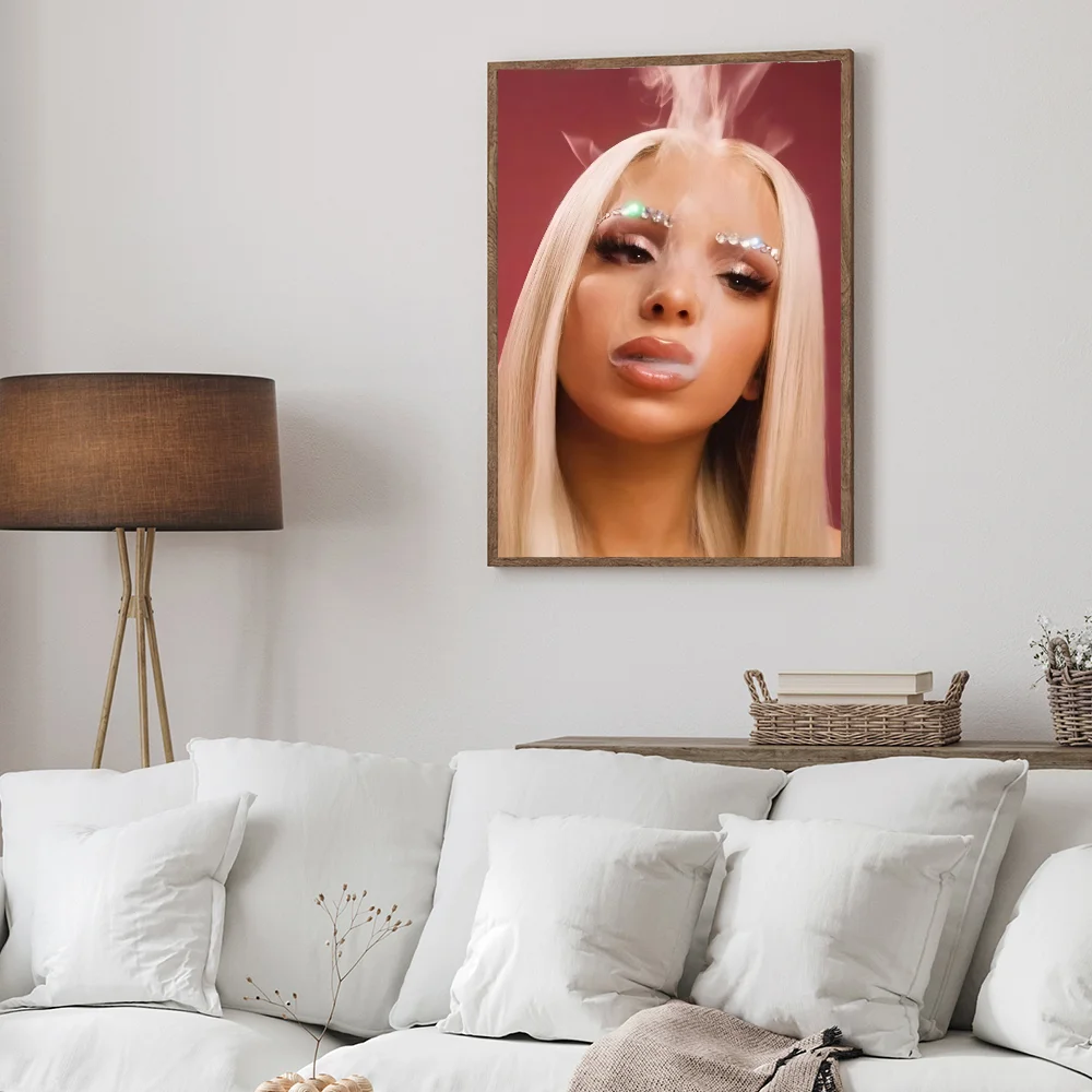 Винтажные постеры Singer Bad Gyal липкие винтажные для комнаты домашний бар кафе