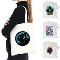 shopping bag womens large capacity shopper organizer shoulder handbags commute tote bag casual canvas japan series