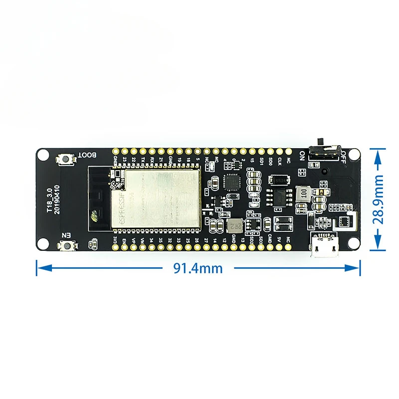 TTGO T-Energy T18-WiFi и Bluetooth модуль 18650 Battery ESP32 WROVER Development Board