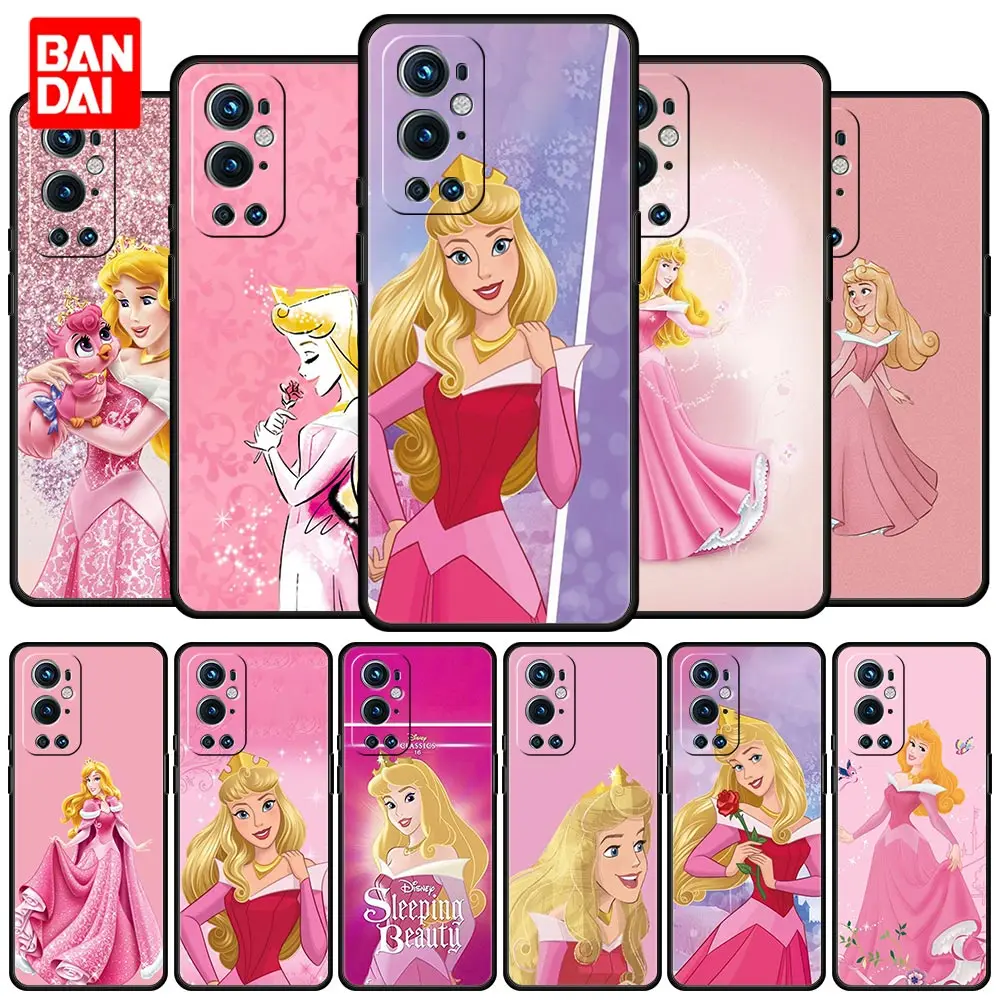 

Cover Case for Case for Oneplus 9 10 Pro 8 8T 9R Nord 2 N100 N10 CE N200 5G Full Japan Style Coque Belle Disney Princess Aurora