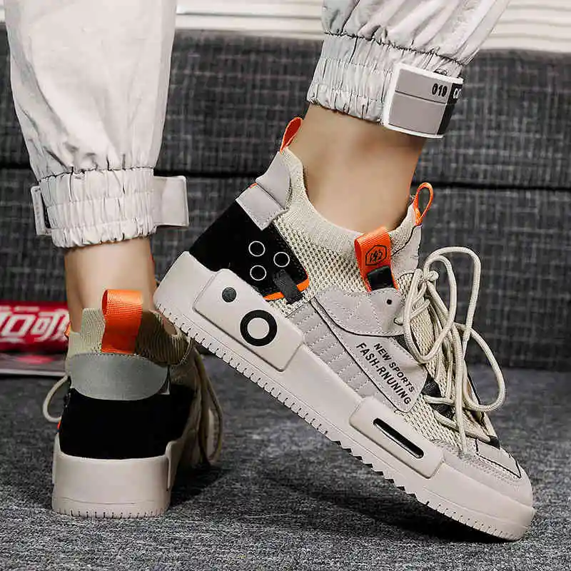 Zapatillas deportivas sin cordones para hombre y mujer, zapatos de tenis de marca Original de lujo, zapatillas de cuero para mediana edad, 2020