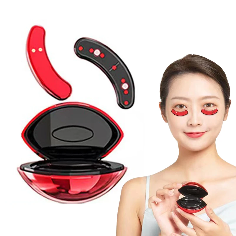 

Eye Care of Micro Current Eye Beauty Device Hot Compress Removes Dark Circles and Fine Lines Eye Protection Home Eye Massager