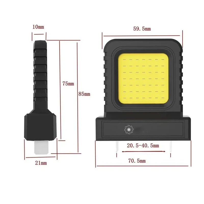 

Светодиодный фонарь для аккумуляторов Makita, Milwaukee, Dewalt 20-21 В