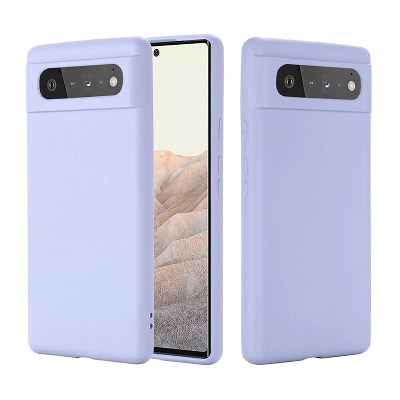 

Pixel 6/6Pro case Liquid Silicone Gel Rubber Bumper with Soft Microfiber Lining Cushion Slim Hard Shell Protective Cover